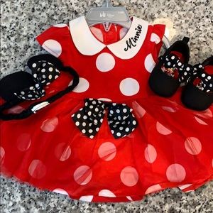 Disney Minnie Mouse Costume Baby 3-6 months